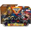 Monster Jam, Marvel, Monster Truck Thanos vs. Thor, modellino in scala 1:64, giocattoli per bambini e bambine dai 3 anni in su