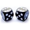 Bescon Dice Professional Small Precision Dice 12.7mm (1/2 inch) with Random Serial Number, Mini Precision Cut Dice 12.7MM Opaque Black