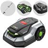 EGO AURA-R2 RMR1500E - Robot Tagliaerba senza impianto con batteria 5Ah - Decespugliatore ST1300E-S con batteria 2.5Ah