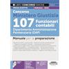 Edizioni Simone Concorso Ministero Giustizia 107 funzionari contabili. Dipartimento Amministrazione penitenziaria (DAP). Prova scritta. Manuale per la preparazione + quiz. Con espansione online. Con software di s...