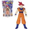 Bizak Monsterflex Goku Super Saiyan God Dragon Ball, bambola super estensibile ed elastico, 18 cm, 8 da collezione, per adulti fan collezionisti e bambini dai 6 anni (64390230-26)