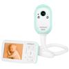 Miniland Digimonitor Go Lite Baby Monitor Portatile con Batteria 30h | Portata 300 m, Comunicazione Bidirezionale, VOX, Melodie e Luce Notturna
