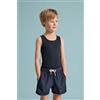 Intimissimi Costume Boxer Mare Bambino Con Ricamo Cactus Blu
