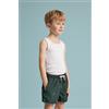 Intimissimi Costume Boxer Mare Bambino Con Ricamo Fenicottero Verde