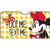 Tataway parasole anteriore parabrezza auto SUV 150x80 cm Minnie - Protezione solare efficace con grafica ufficiale Disney per bambine, resistente e facile da usare