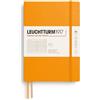 LEUCHTTURM1917 363404 Taccuini Medium A5, Copertina morbida, 123 pagine numerate, Rising Sun, Righe