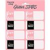 Grupo Erik: Etichette Adesive Glitter Stars | Etichette Adesive Colorate 8x4cm, 16 Unità, Per Personalizzare Regali, Quaderni, Libri E Altri Prodotti Di Cancelleria, Scuola