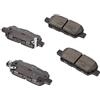 metelligroup 22-0612-0 Pastiglie Freno Anteriori E Posteriori, Made in Italy, Pezzo di Ricambio per Auto/Automobile, Kit da 4 Pezzi, Certificate ECE R90, Prive di Rame