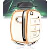 LELNOOS Cover Chiave Auto, Silicone Custodia Chiave Protettiva Copri Chiavi per Hyundai i10 i20 i30 i35 i40 ix20 ix35 Tucson Bayon Santa Fe Kona Elantra Sonata Accent Ioniq Creta Verna, Flip S
