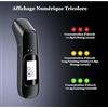 Generico Etilometro Portatile Certificato, Alcol Test con Display LCD Carica USB Etilometro Portatile Professionale ad Alta sensibilita, precisione di Grado, per Uso Domestico e Feste.