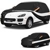 Holthly 10 Strati Telo Copriauto SUV per Porsche Cayenne（2010-2026）,100% Copertura Auto Impermeabile,Telo Copri Auto per Esterno,Impermeabile,Protezione UV,Antivento,Antipolvere