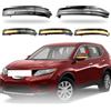 MKptopia - 1 coppia di luci specchietto laterale Indicatori di direzione dinamici compatibile con N-i-ssan Qash-qai J11 X-Trail T32 Ro-gue Mur-ano Z52 Path-finder R52 Te-rra
