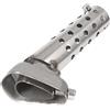 Andux Zona Silenziatore di scarico moto 40 mm silenziatore regolabile smontabile regolabile XSQ-01
