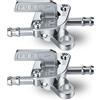 JSMTKJ Interruttore del rubinetto della benzina, 2 pezzi serbatoio del carburante dell'olio 6mm, in linea petrolio universale per 50cc 70cc 90cc 100cc 110cc Pit Quad Dirt Bike ATV