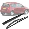 JinsenTGG Braccio e Spazzola Tergilunotto Posteriore Compatibile con Citroen C2 2003-2009 C4 2014-2026 DS4 2012-2015, Braccio Tergicristallo Posteriore Gomma, Kit Spazzole Tergicristallo Posteriore impermeabile