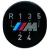 Bmw 25111221613 M Emblema Stemma Pomello Cambio Adesivo Autoadesivo 5 Marce