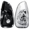 LONGLING Indicatore di direzione sinistro lato conducente, specchietto retrovisore esterno, trasparente senza lente interna, indicatore di direzione laterale, compatibile con Renault Master 06-24 Opel