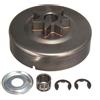 C-FUNN 3/8 7T Frizione Tamburo Pignone Kit Staffa per Stihl 029 039 Ms290 Ms310 Ms390 11256402004 Motosega