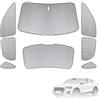 kswiown Parabrezza Parasole Auto di Compatibile con Audi Q3 F3 2019-2025, 8 Pezzi Copertura Parasole Interna Auto, Visiere Parasole Impermeabile e Pieghevole