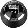 Car Passion Pomello Cambio Compatibile con Toyota Impugnatura con Lente 6 Marce | Impugnatura Completa della Leva con Lente - Compatibile con Toyota Corolla Verso, Auris, Yaris e RAV4 2007-2013