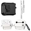LEWOTE Custodia protettiva 3 in 1 compatibile con Apple AirPods 3 in 1 con kit di pulizia e portachiavi (Baymax)