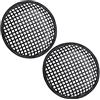 AERZETIX - C66076 - Set di 2 griglie rete di protezione per altoparlante/scatola/subwoofer - diametro 207mm - colore nero - musica sonorizzazione auto veicolo