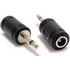 Keple Adattatore di alimentazione DC da 5,5 mm x 2,1 mm a spina jack mono da 3,5 mm Convertitore di alimentazione per apparecchiature CCTV, telecamera di videosorveglianza, luci LED, notebook, PC