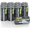 Delyeepow Batterie al litio CR123A da 3 V 12 pezzi, 1700mAh foto 123A batterie usa e getta 3 Volt batteria al litio per il flash della fotocamera, torcia, sistemi di allarme, giocattoli