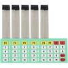 HALJIA tastiera tasto 5 pezzi 4 x 5 Matrix Array 20 Key membrane switch Compatibile con Arduino