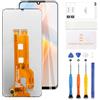 LADYSON Schermo LCD per Realme C61 4G/C63 4G RMX3939/RMX3930 schermo di ricambio per Realme Note 60 2024 RMX3933 LCD Touch Digitizer Glass Kit di riparazione completo con strumenti (nero)