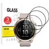 X-Dision [3 Pezzi Pellicola Protettiva Compatibile con Garmin Epix PRO 42mm,[Resistente ai Graffi][3D Curved Full Cover] Pellicola Protettiva per Garmin Epix PRO 42mm