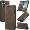Cracedily Cover per Samsung Galaxy A05S Case, Custodia Cover Pelle Premium Portafoglio con Porta Carte Magnetica Supporto Protezione Flip Case Custodia per Samsung Galaxy A05S,Caffè