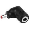 helpers lab DC35135 - Spina angolare DC maschio a femmina, 3,5 mm x 1,35 mm, per Blu-ray, stampante, router, switch, strisce LED, energia solare, fotocamere, Amazon Echo, angolo a destra, angolo di 90 gradi