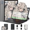 SUAAT 2026 Tablet 10 Pollici con Widevine L1, Android, 20GB RAM+128GB ROM(TF 2TB), Octa-Core 2GHz, WiFi 6, Gemini AI, Bluetooth 5.0, 8MP+5MP, con Tastiera e Mouse, Grigio