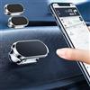 TUKEFEV Magnetico Supproto Telefono Auto Set 2 Pack Installazione Multifunzionale 360 ° Rotante Porta Cellulare Auto Adsorption Magnetico Supporto Cellulare Adatto A Tutti Gli Smartphone