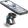 Cozycase Supporto Telefono Bici Moto Per iPhone 17 Impermeabile - Metallo/Alluminio Porta Cellulare Navigatore Manubrio Mtb Bicicletta Monopattino Elettrico Scooter Mountain Bike Waterproof