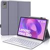 Occtingkind Cover con Tastiera per Lenovo Idea Tab 11 (2025), Tab M11 (2024) & Motorola Moto Pad (2026), Layout Italiano, Retroilluminazione a 7 Colori, Senza Touchpad, Bluetooth 5.0, Lavanda