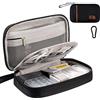 OrgaWise Borsa Elettronico Multifunzionale Borsa Cavo di Viaggio Portatile Impermeabile Stoccaggio Sacchetto per Disco Rigido, Caricatore, Cavi, Oggetti, Schede di Memoria, USB(RH2219-Nero)