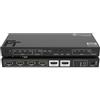 FeinTech SW411 HDMI 2.1 Switch 4 in 1 Out con estrattore audio per sistemi audio con ingresso HDMI, Toslink e AUX, supporta 4K 120Hz e 8K