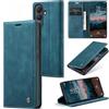 Ottcooed Cover per Samsung Galaxy S26 Custodia, Cover Pellicola a Libro Portafoglio in Pelle Porta Carte Protettiva Slot per Scheda Flip Case Wallet Case con Samsung Galaxy S26, Blu verde
