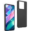 REY Cover in Gel TPU Nera per XIAOMI 13T - 13T PRO - REDMI K60 Ultra, Ultra Sottile 0,33 mm, Morbido Flessibile, Custodia Silicone