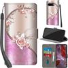 PHINIENLAND Cover per Google Pixel 9A Case PU Pelle Custodia [Kickstand] [Chiusura magnetica] [Slot per Schede], Portafoglio Flip Custodia per Pixel 9A,Rosa