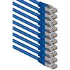 1aTTack.de® - 7,5m - azul - 10 Stück - CAT6 CAT 6 Ethernet LAN cable de red SET 1000 Mbit/s CAT6 Doble blindado PIMF 250MHz libre de halógenos compatible con CAT5e CAT6a CAT7 CAT8