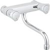 Grohe 31182001 - Miscelatore bicomando per Lavello, modello Costa L, installazione a Parete [Vecchio Modello]