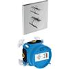Ideal Standard Set di raccordi, composto da Ceratherm C100 termostato da bagno e EASY-Box Kit da incasso 1 - Cromo