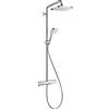 hansgrohe Croma E Colonna doccia 280 1 getto con termostatico Ecostat E, cromo, 27630000