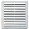 La Ventilazione AR2023B Griglia di Ventilazione in Plastica Rettangolare da Sovrapporre, Bianco, 204x230 mm, Passaggio aria 160 cm²