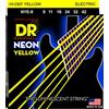 DR Strings DR String NYE-9 Neon Yellow Set di corde per chitarra elettriche