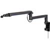 ENDORFY Broadcast Low Profile RGB Boom Arm, Microfono Premium a basso profilo Smartfone e braccio luminoso con cavo, rotazione di 360 gradi, luci LED con controller