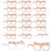 ZOOMPIL Team Bride Occhiali, Addio al Nubilato Gadget, 20PCS Sposa Occhiali Photo Booth, per Addio al Nubilato Matrimonio Hen Feste Notte Doccia Nuziale